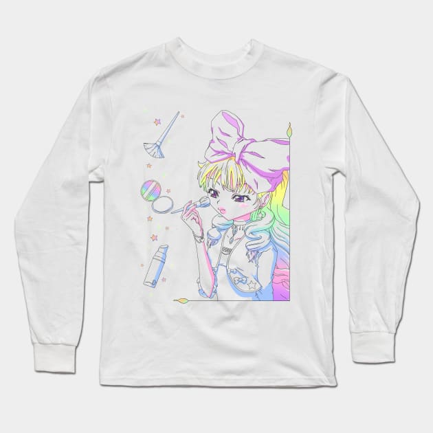 Fairy Tale Makeup Long Sleeve T-Shirt by Rainy Day Dreams